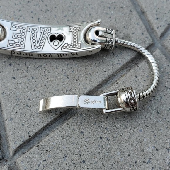 *SOLD* Brighton Power of Pink LOVE Breast Cancer ID Bracelet Retired - Picture 6 of 8